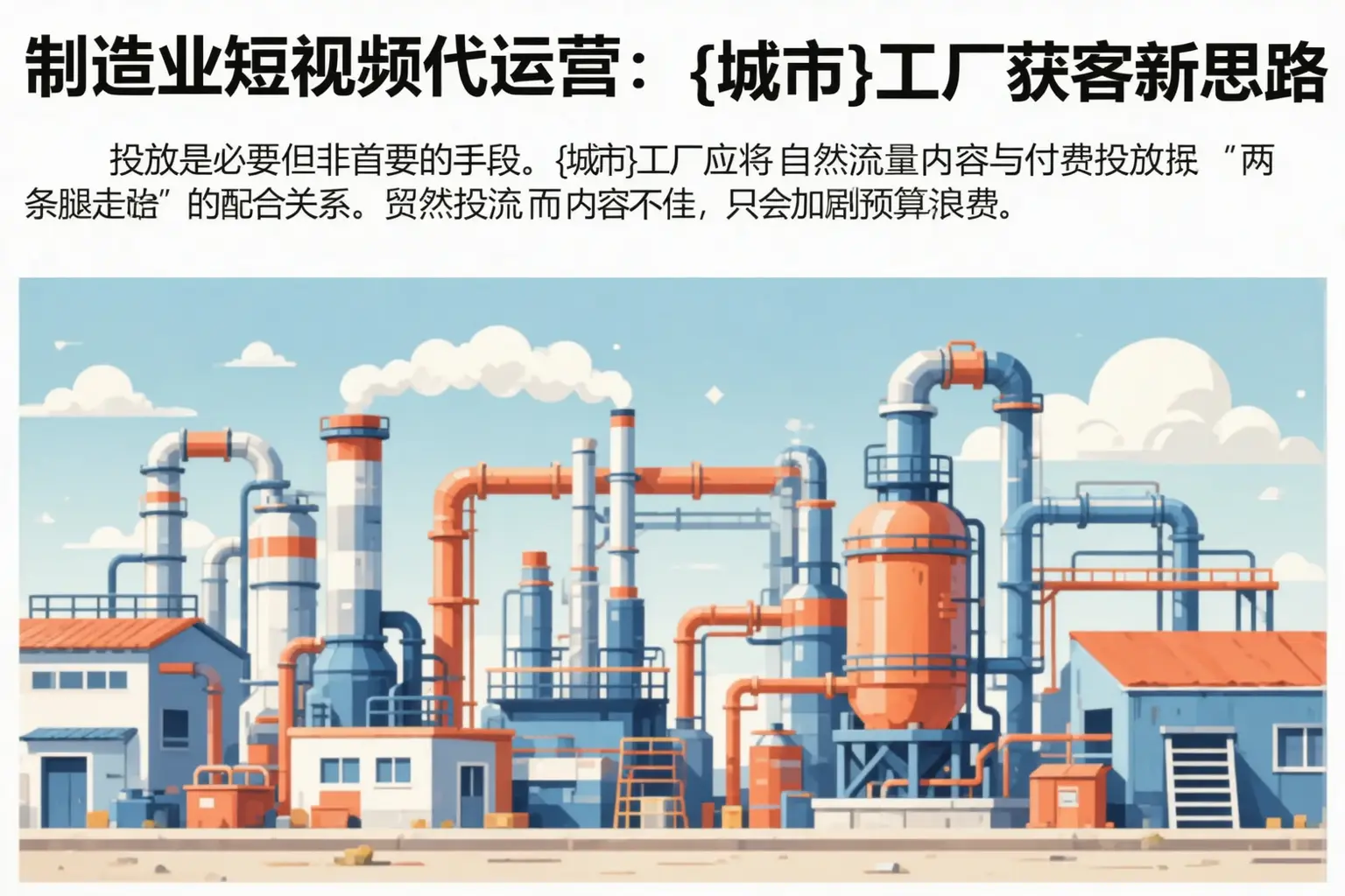 制造业短视频代运营：黄南工厂获客新思路