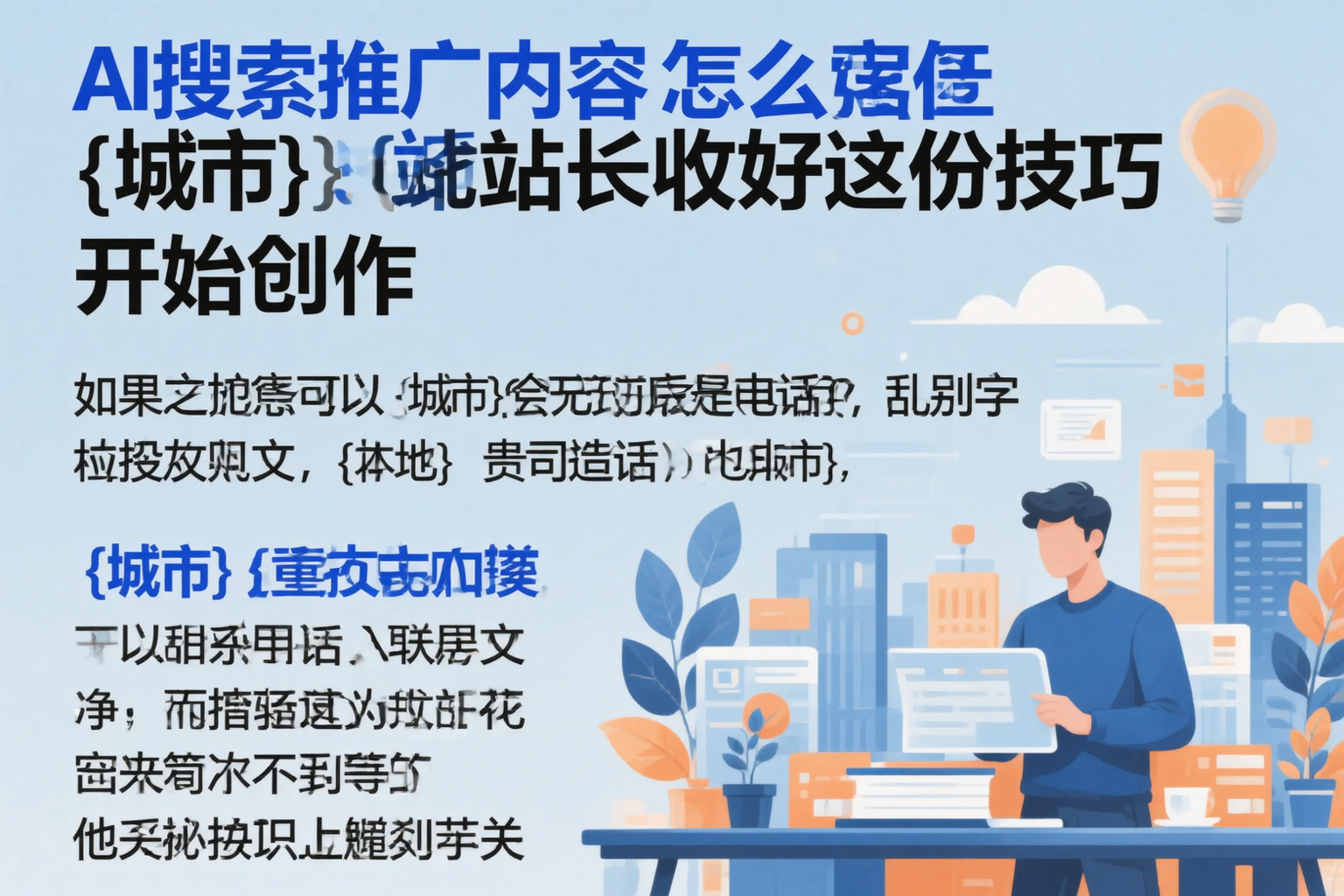 AI搜索推广内容怎么写？黄南站长收好这份技巧