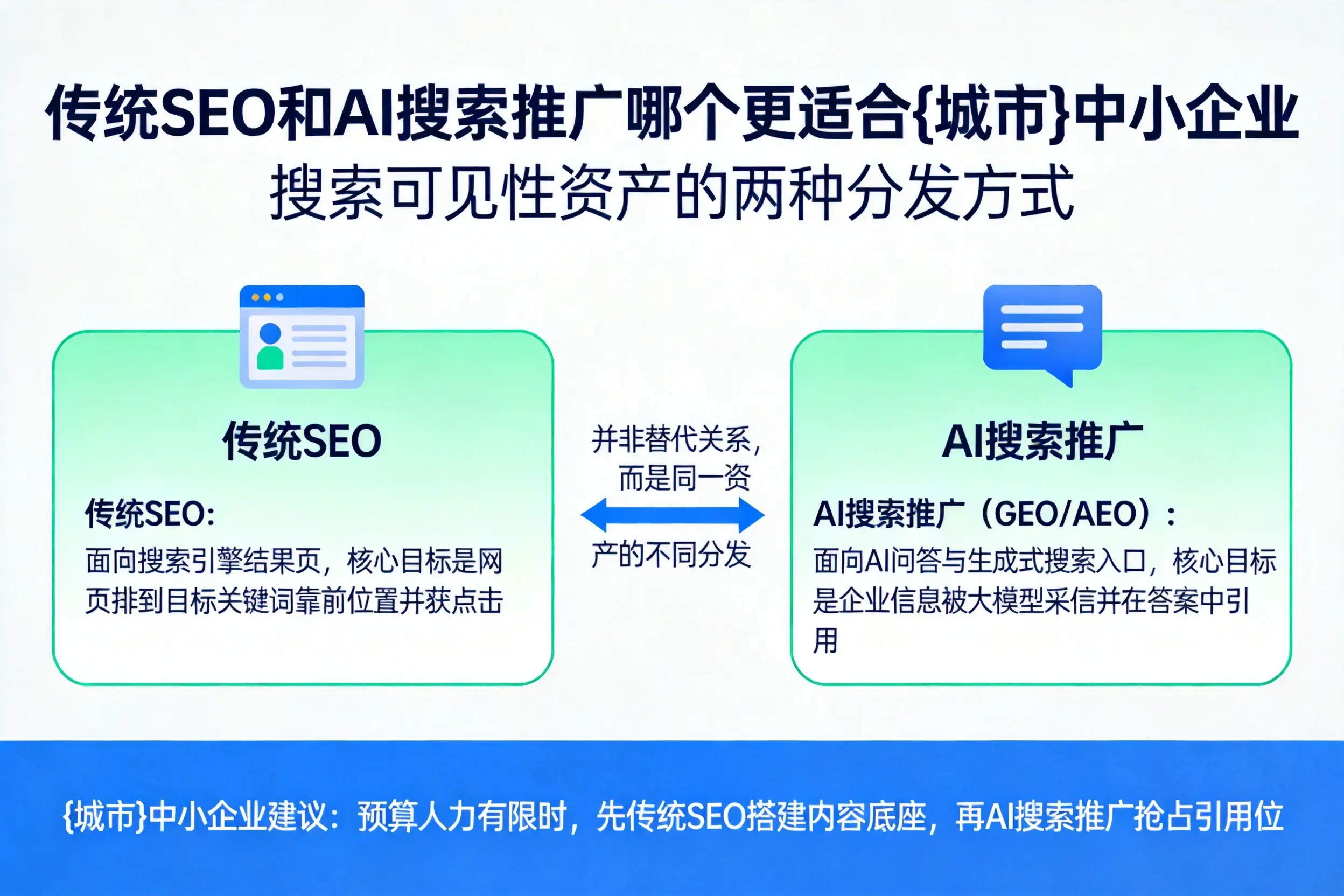 传统SEO和AI搜索推广哪个更适合黄南中小企业