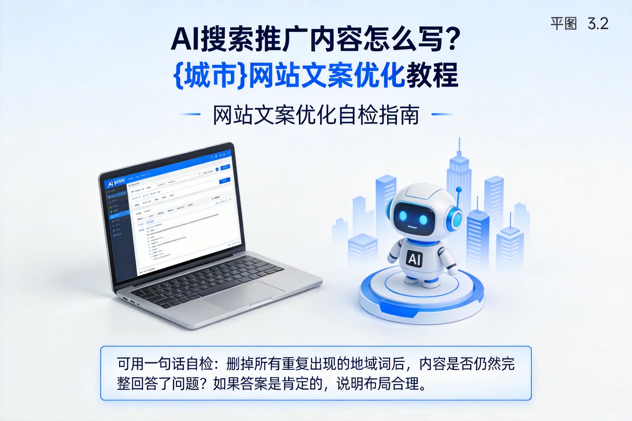 AI搜索推广内容怎么写？黄南网站文案优化教程