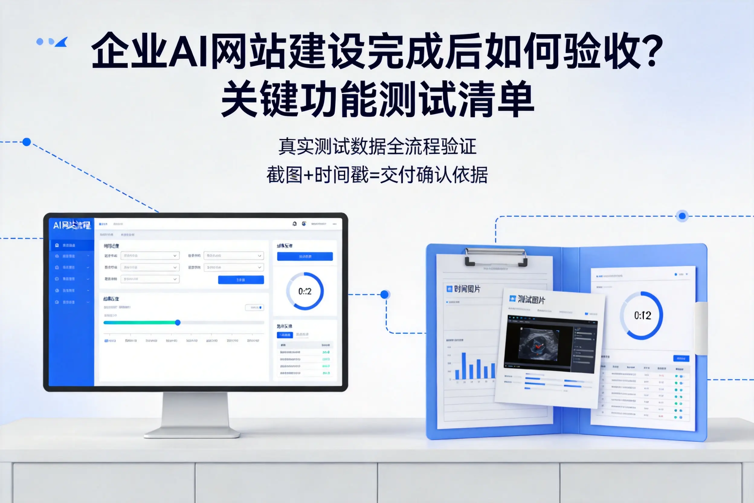 黄南企业AI网站建设完成后如何验收？关键功能测试清单