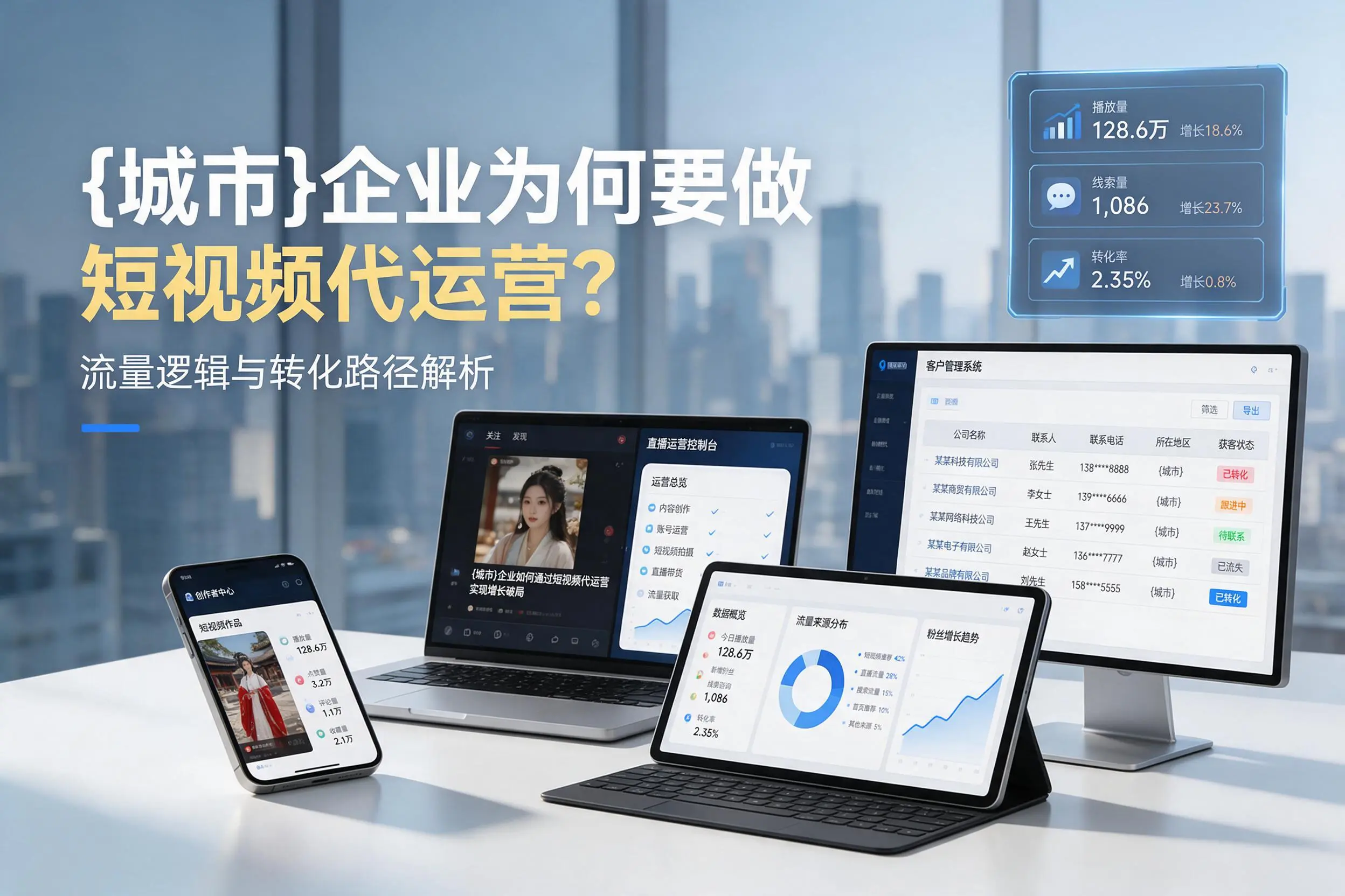 黄南企业为何要做短视频代运营?流量逻辑与转化路径解析