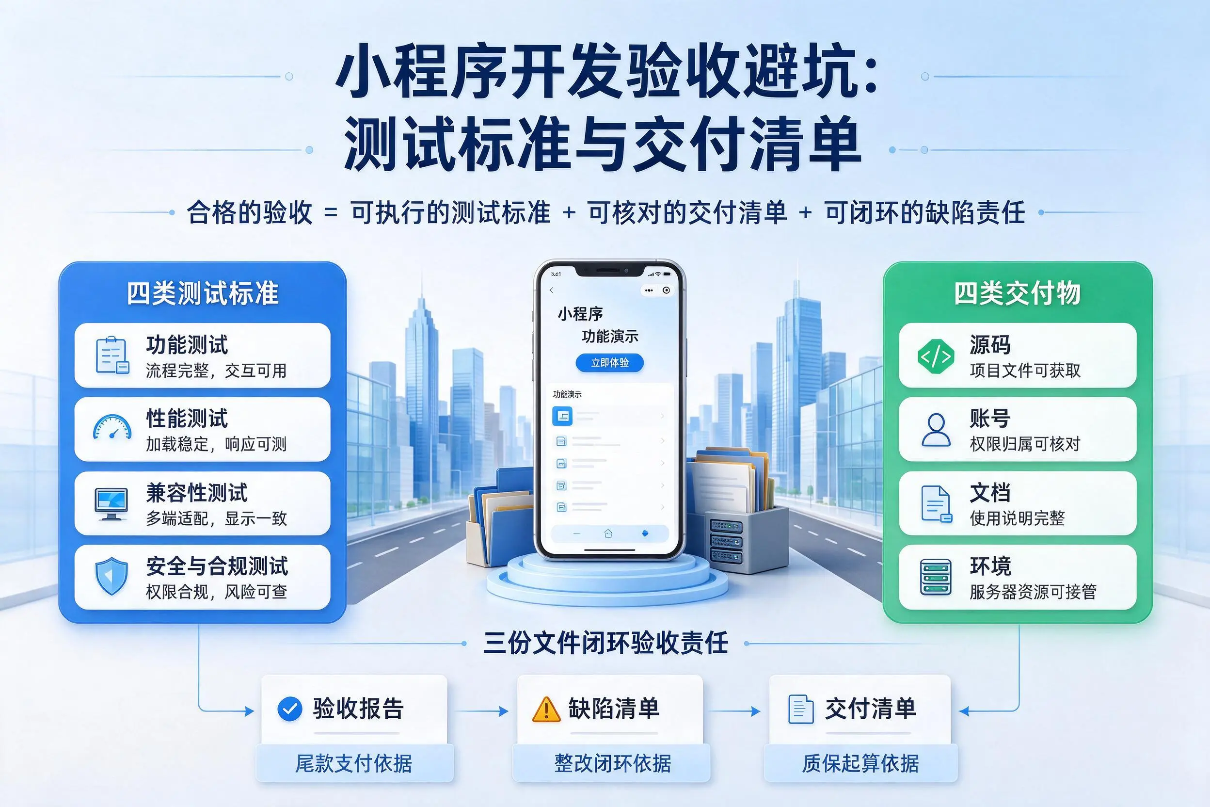 黄南小程序开发验收避坑：测试标准与交付清单