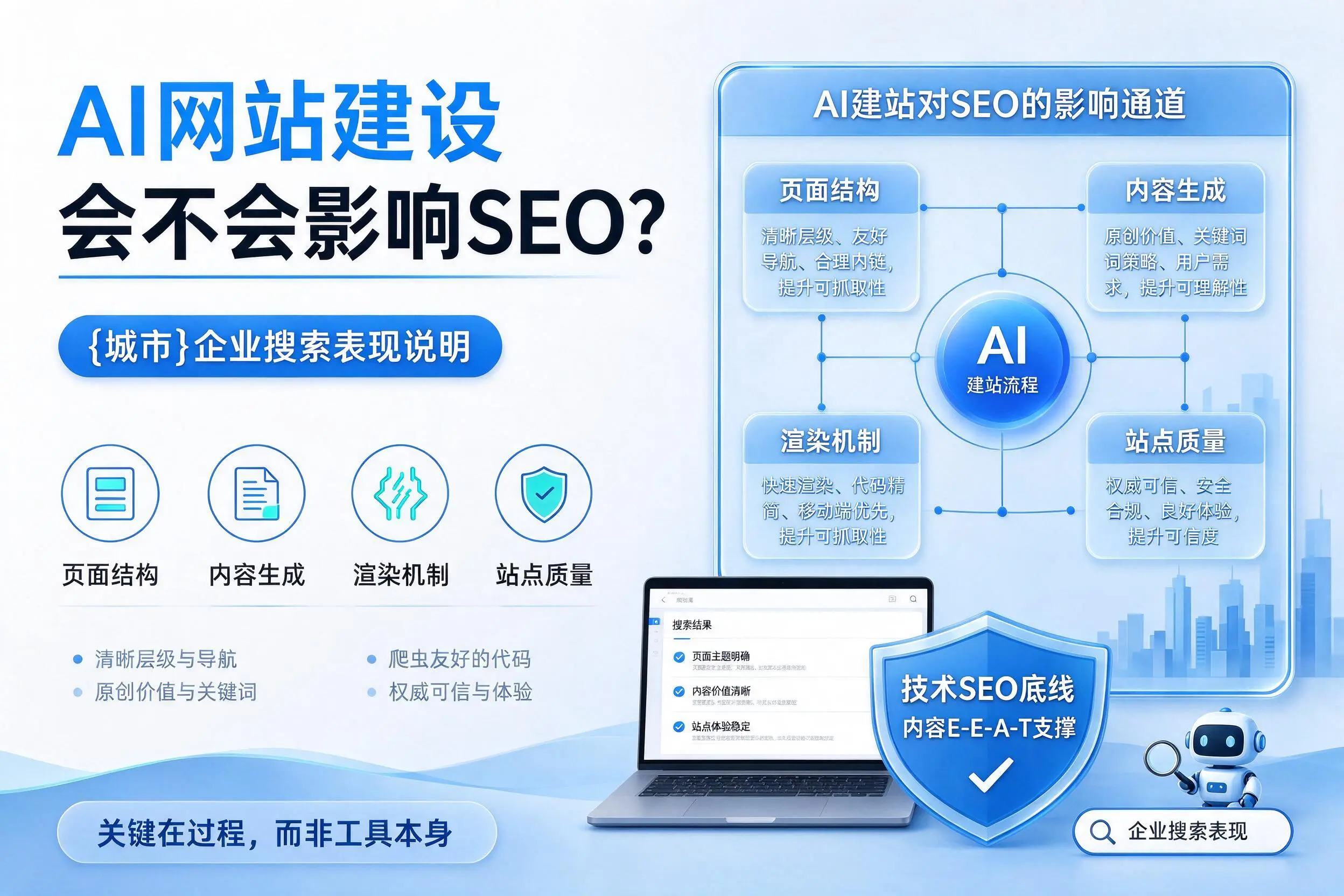 AI网站建设会不会影响SEO？黄南企业搜索表现说明