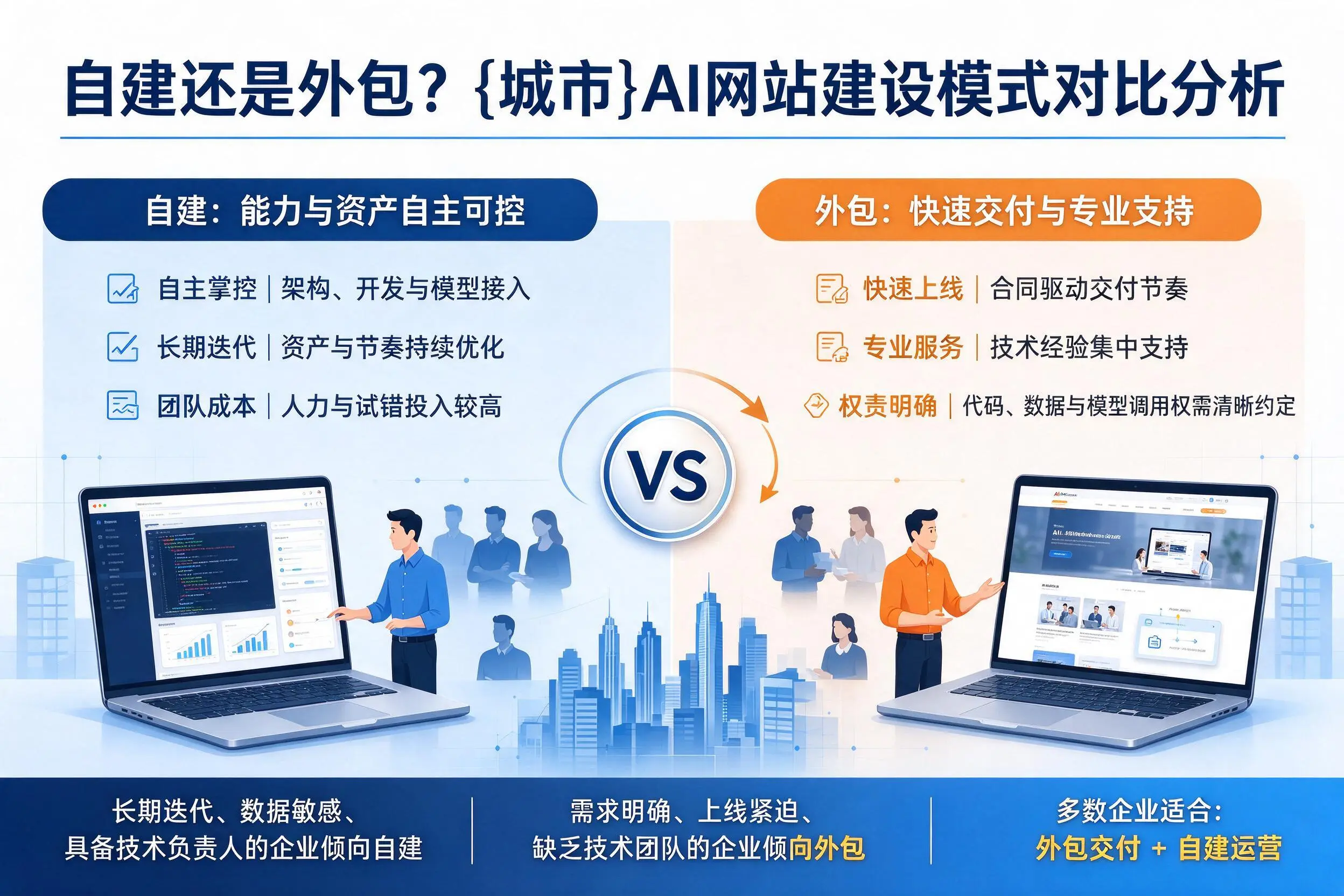 自建还是外包？黄南AI网站建设模式对比分析