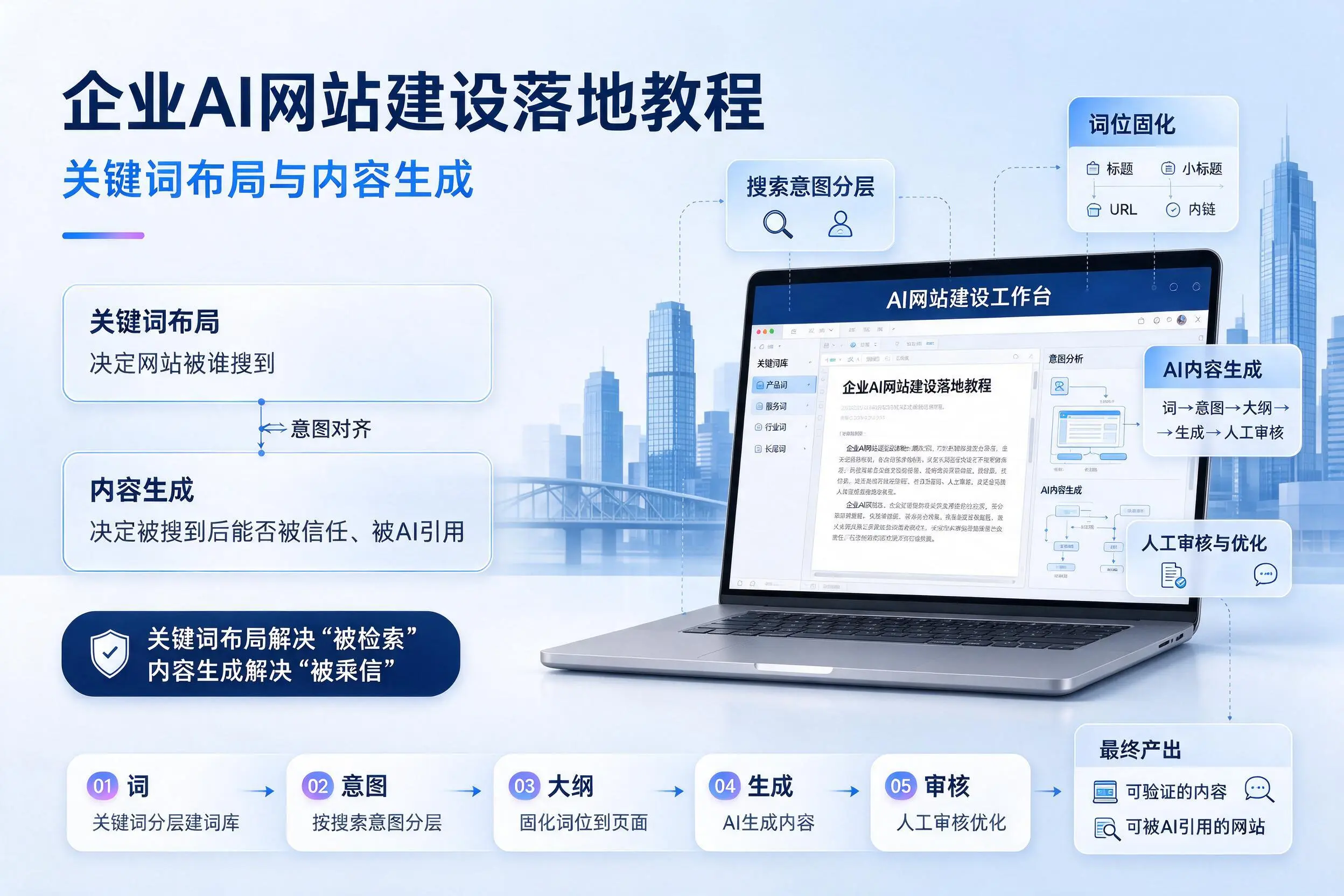 黄南企业AI网站建设落地教程：关键词布局与内容生成