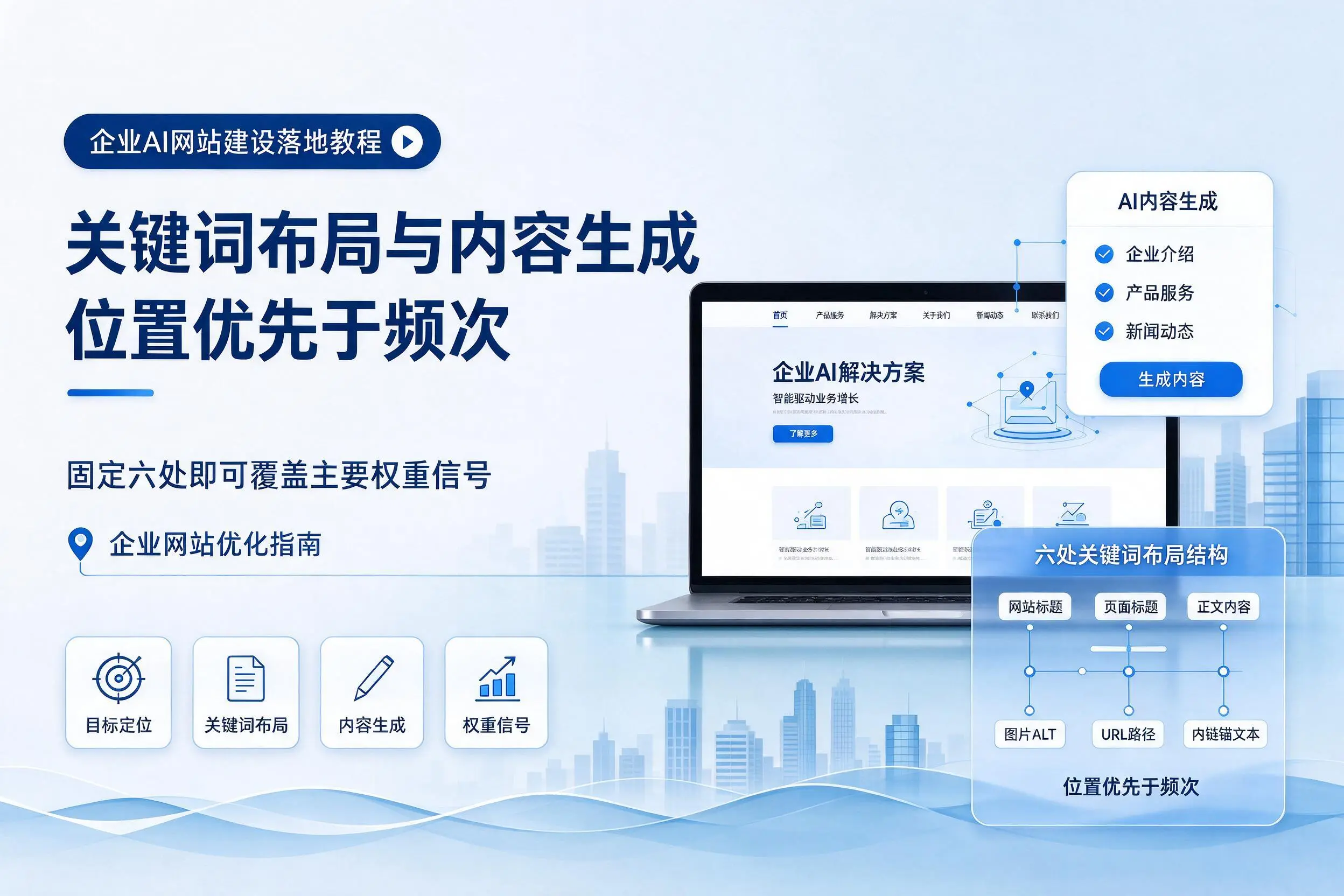 黄南企业AI网站建设落地教程：关键词布局与内容生成